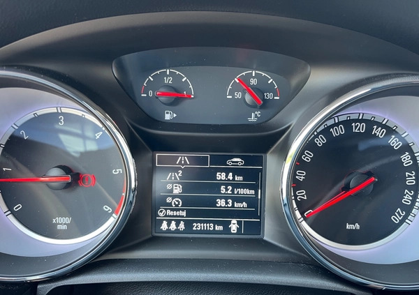 Opel Astra cena 38900 przebieg: 231000, rok produkcji 2016 z Żory małe 106